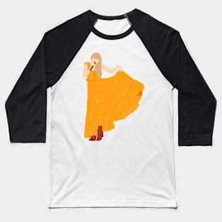 Eras Evermore Orange Dress Baseball T-Shirt